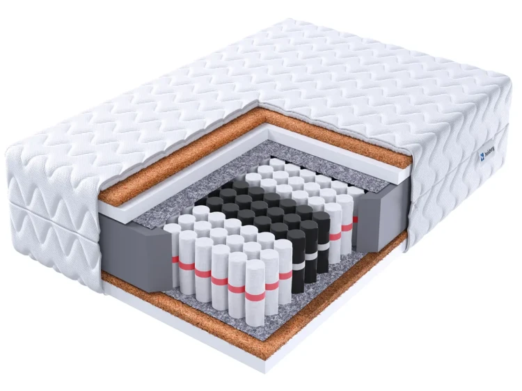 materac MAGNUS MAX 200x200, 2x mata kokosowa,  H4 /H4